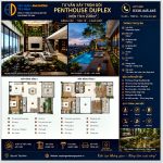 Tư vấn xây trọn gói Penthouse Duplex 230m2 – có cây xanh, hồ cá trong nhà