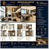 Tư vấn xây trọn gói Penthouse Duplex 200m2