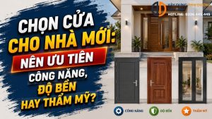 Chọn cửa cho nhà mới: Nên ưu tiên công năng, độ bền hay thẩm mỹ?