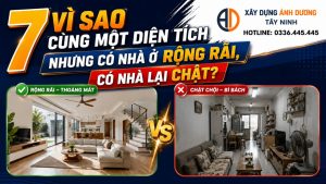 Vì sao cùng một diện tích nhưng có nhà ở rộng rãi, có nhà lại chật?