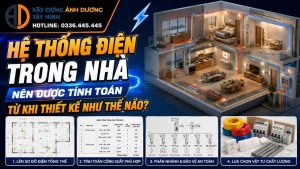 Hệ thống điện trong nhà nên được tính toán từ khi thiết kế như thế nào?