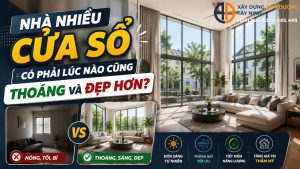 Nhà nhiều cửa sổ có phải lúc nào cũng thoáng và đẹp hơn?