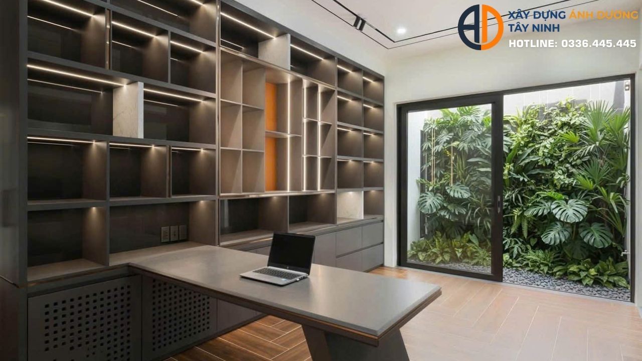 Nhà sân vườn mái Nhật gần 400m² – Không gian sống khởi nguồn từ lòng hiếu kính