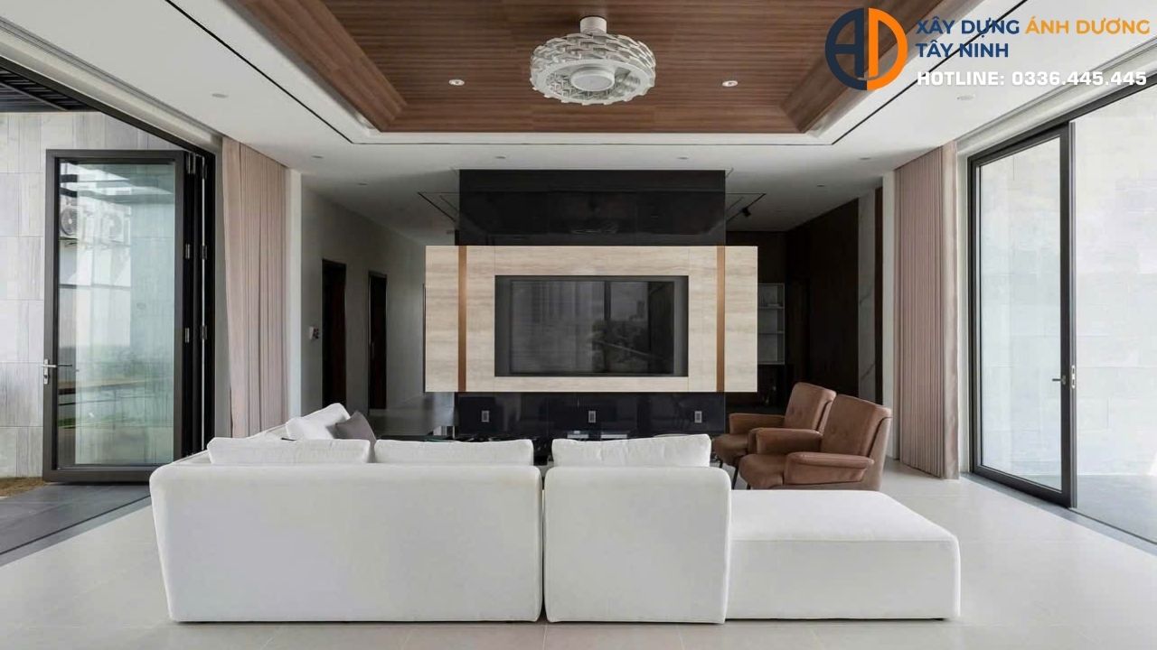 Nhà sân vườn mái Nhật gần 400m² – Không gian sống khởi nguồn từ lòng hiếu kính