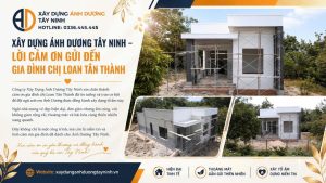 Lời cảm ơn gửi đến gia đình chị Loan Tân Thành