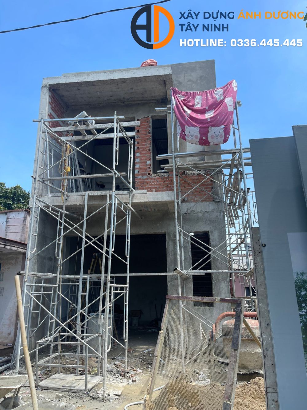 Nhà chị Hiếu sau 1 tháng 20 ngày thi công: Hình ảnh thực tế công trình đang từng bước thành hình