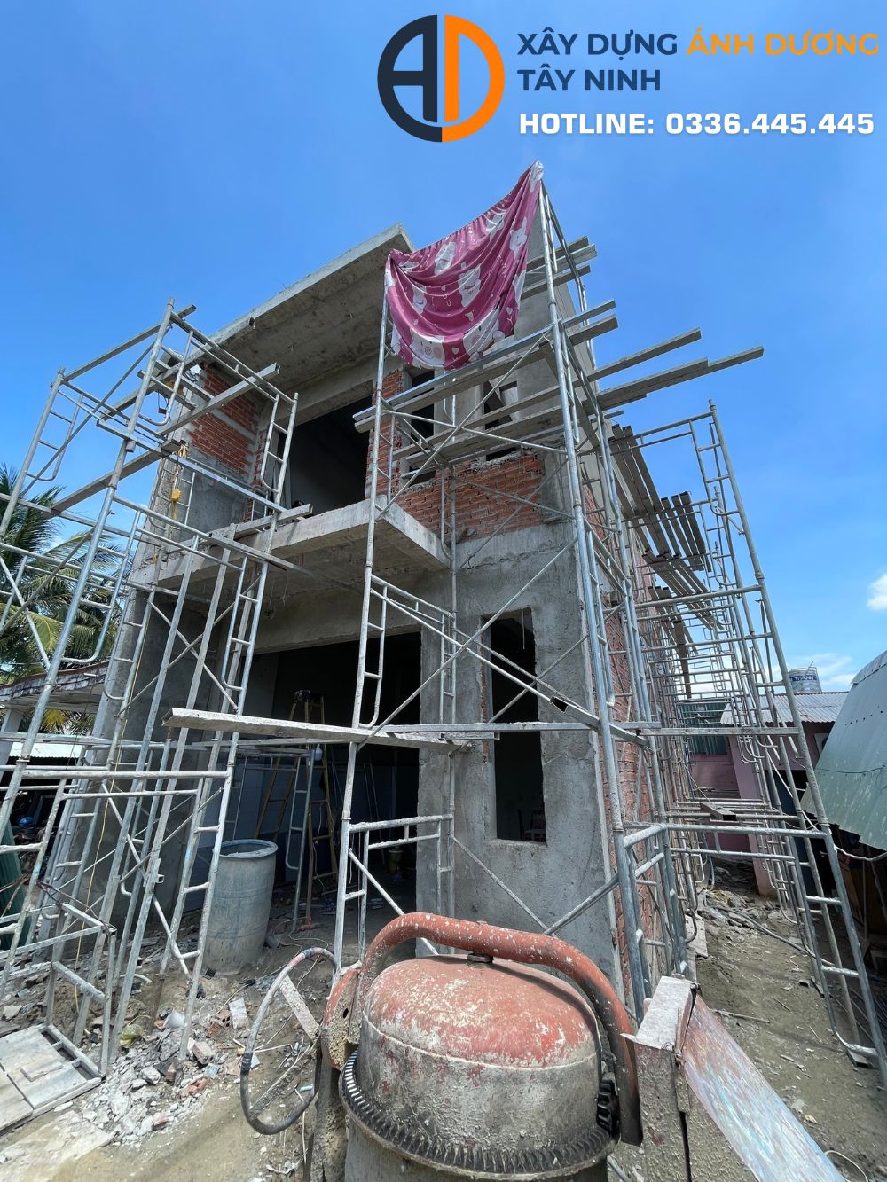 Nhà chị Hiếu sau 1 tháng 20 ngày thi công: Hình ảnh thực tế công trình đang từng bước thành hình